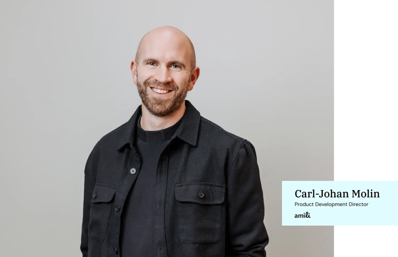 carl johan molin produktchef amili sverige
