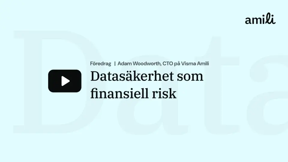Datasäkerhet som finansiell risk (1)